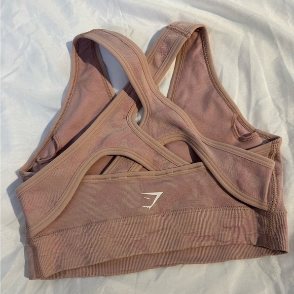Gymshark Adapt Bra Pink Camo Size XS - Picture 4 of 7